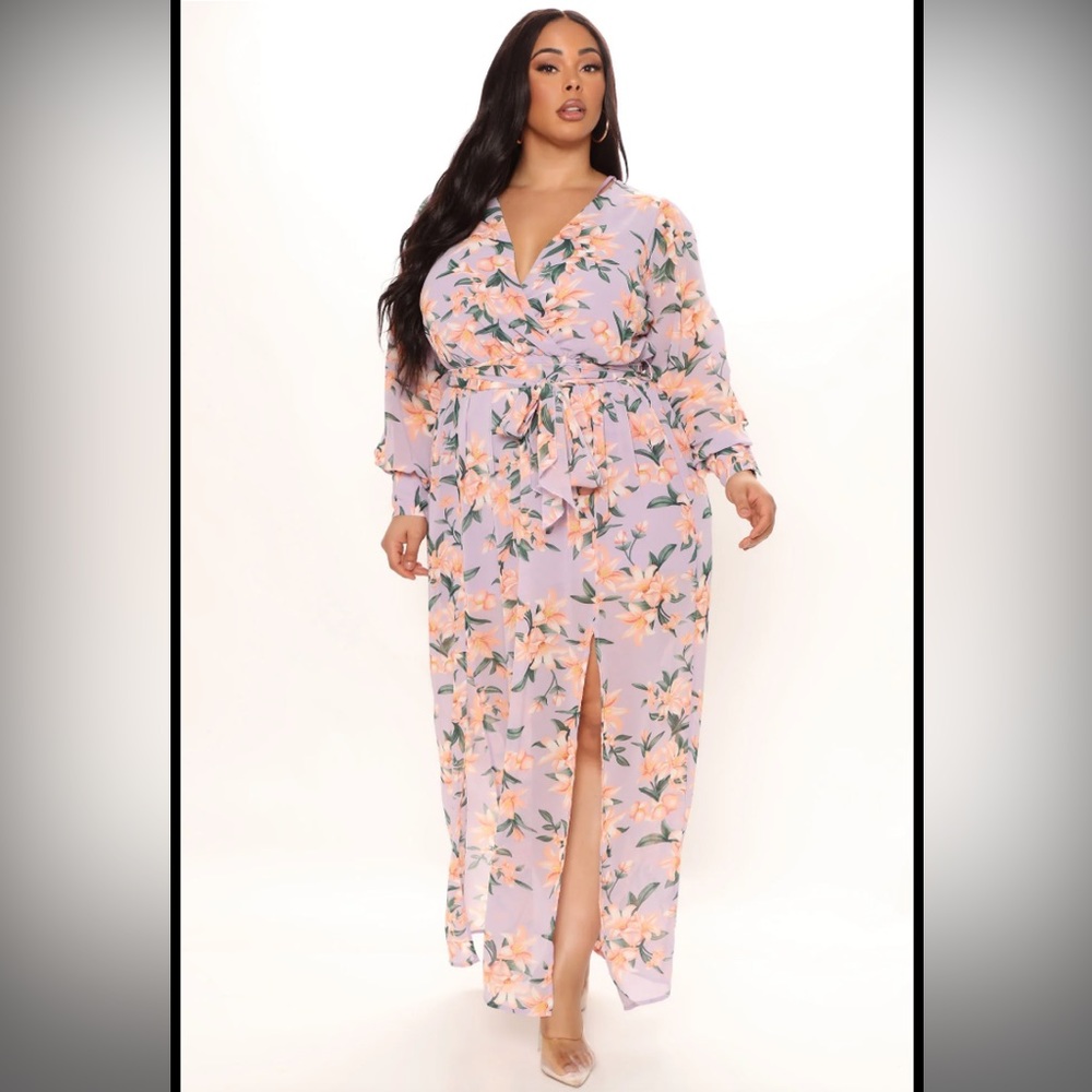 FashionNova Curve Plus Size Maxi Dress 3x